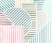 Fotomural Jeux de Lignes Bonbon 300x250cm FLX6 039 | Yourdecoration.es