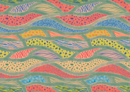 Fotomural Wave Symphony 350x250cm FLX7 023 | Yourdecoration.es