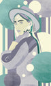 Fotomural Woman Hat Color 150x250cm Komar FLX3 062 | Yourdecoration.es