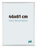 Kent Aluminio Marco de Fotos 46x61cm Plateado Brillante Delantera Tamano | Yourdecoration.es