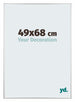 Kent Aluminio Marco de Fotos 49x68cm Plateado Brillante Delantera Tamano | Yourdecoration.es