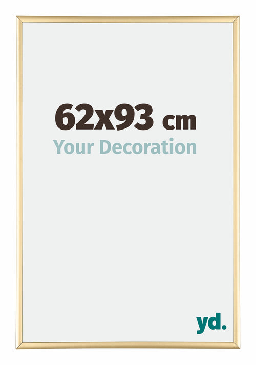 Kent Aluminio Marco de Fotos 62x93cm Dorado Parte delantera Tamano | Yourdecoration.es
