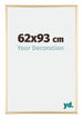 Kent Aluminio Marco de Fotos 62x93cm Dorado Parte delantera Tamano | Yourdecoration.es