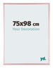 Kent Aluminio Marco de Fotos 75x98cm Cobre Delantera Tamano | Yourdecoration.es
