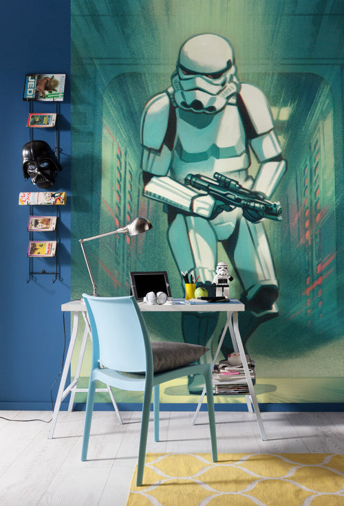 Komar Fotomural Tejido No Tejido Iadx4 024 Mandalorian Stormtrooper Print Interieur | Yourdecoration.es