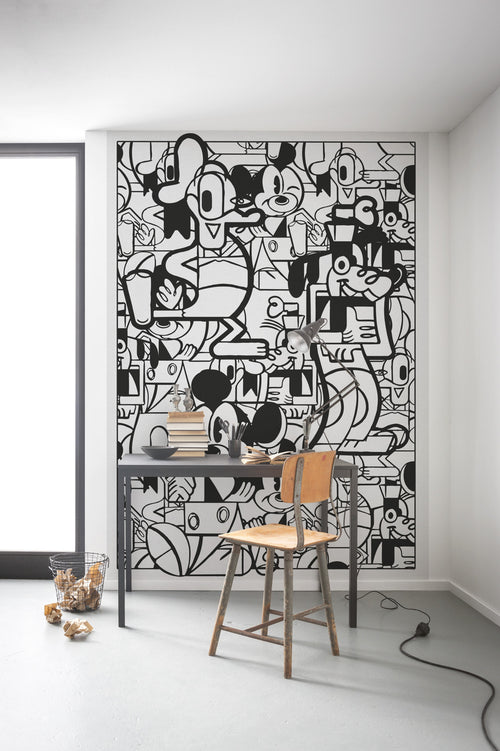 Komar Fotomural Tejido No Tejido Iadx4 058 Mickey Constructive Interieur | Yourdecoration.es