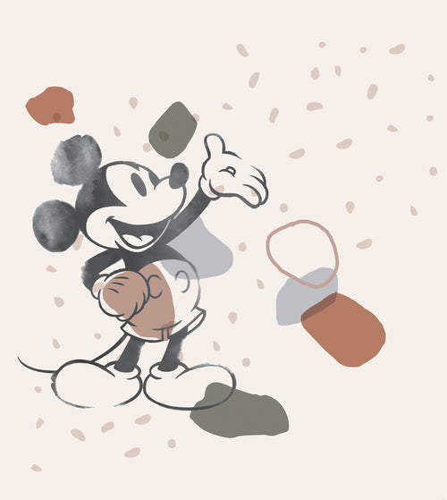 Komar Fotomural Tejido No Tejido Iadx5 045 Mickey Organic Shapes | Yourdecoration.es