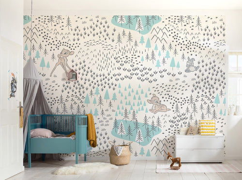 Komar Fotomural Tejido No Tejido Iadx8 057 Bambi Woodland Interieur | Yourdecoration.es