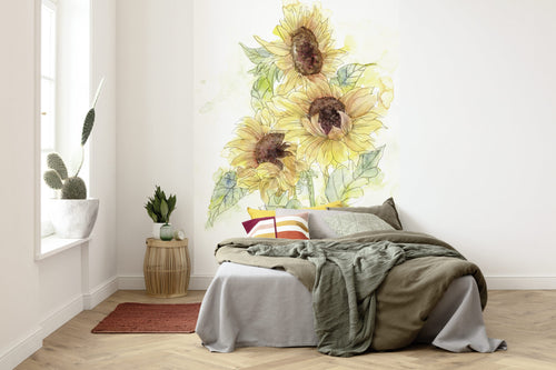 Komar Fotomural Tejido No Tejido x4 1008 Girasol Interieur | Yourdecoration.es