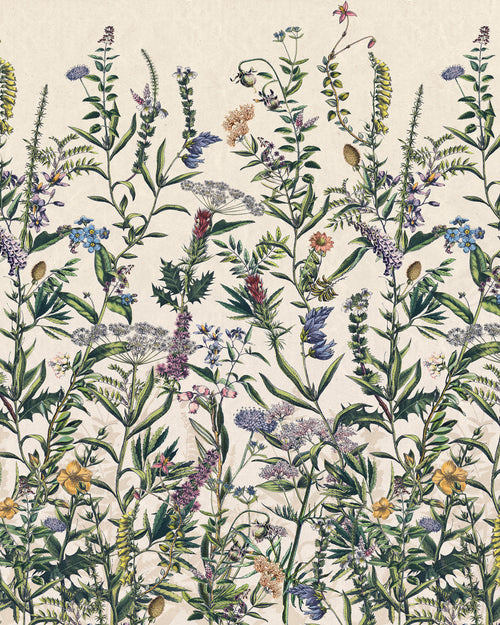 Komar Fotomural Tejido No Tejido x4 1011 Flowering Herbs | Yourdecoration.es