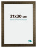 Leeds Madera Marco de Fotos 21x30cm Champan Cepillado Parte delantera Tamano | Yourdecoration.es