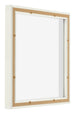 Lyon MDF Marco Flotante 1 1 Blanco Mate Trasera Oblicuo | Yourdecoration.es