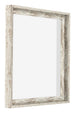 Lyon MDF Marco Flotante 1 1 Blanco Vintage Delantera Oblicuo | Yourdecoration.es