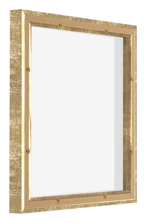 Lyon MDF Marco Flotante 1 1 Dorado Antiguo Trasera Oblicuo | Yourdecoration.es
