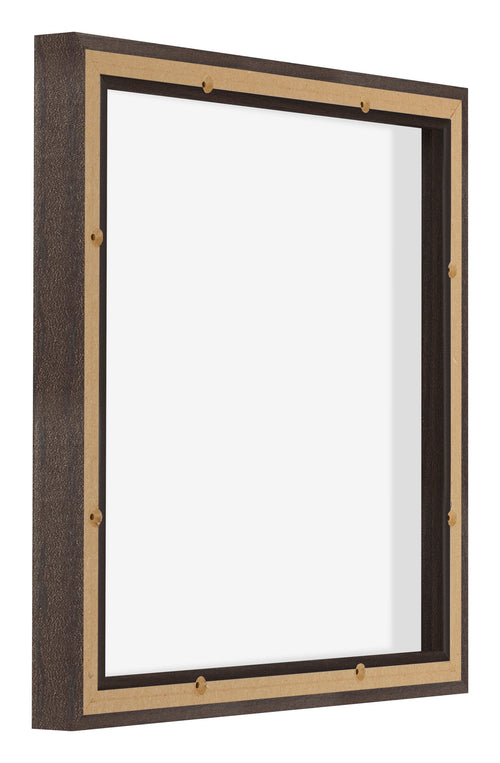 Lyon MDF Marco Flotante 1 1 Roble Oscuro Trasera Oblicuo | Yourdecoration.es