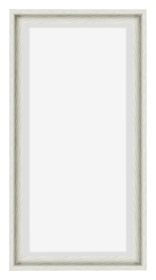 Lyon MDF Marco Flotante 1 2 Blanco Lavado Delantera | Yourdecoration.es