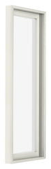 Lyon MDF Marco Flotante 1 3 Blanco Mate Delantera Oblicuo | Yourdecoration.es