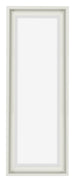 Lyon MDF Marco Flotante 1 3 Blanco Mate Delantera | Yourdecoration.es