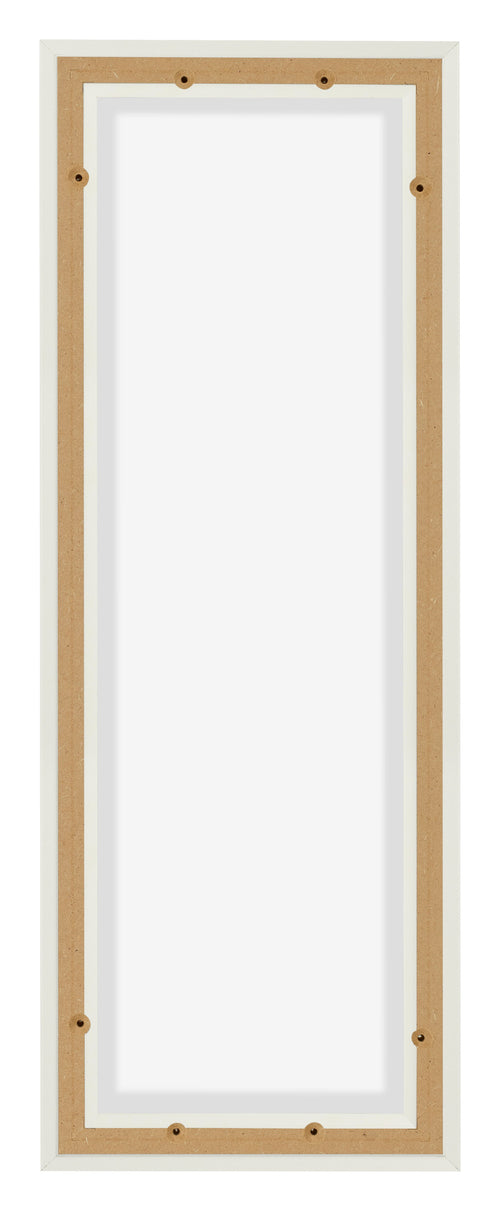 Lyon MDF Marco Flotante 1 3 Blanco Mate Trasera | Yourdecoration.es