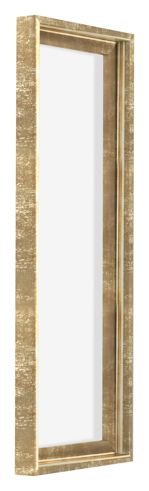 Lyon MDF Marco Flotante 1 3 Dorado Antiguo Delantera Oblicuo | Yourdecoration.es