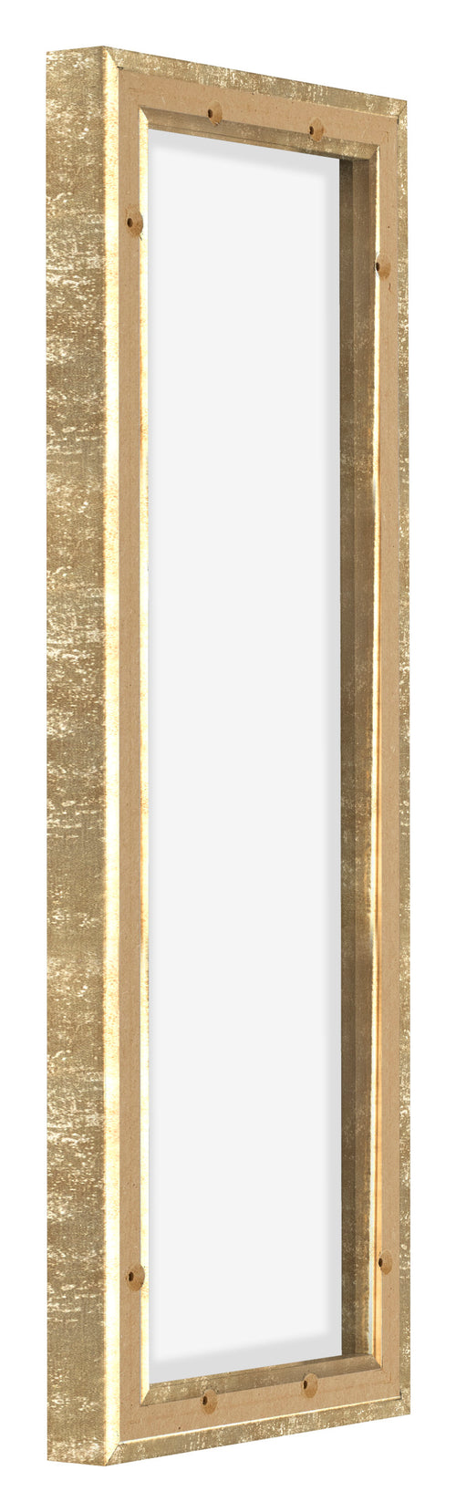 Lyon MDF Marco Flotante 1 3 Dorado Antiguo Trasera Oblicuo | Yourdecoration.es