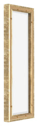 Lyon MDF Marco Flotante 1 3 Dorado Antiguo Trasera Oblicuo | Yourdecoration.es