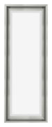 Lyon MDF Marco Flotante 1 3 Plateado Mate Delantera | Yourdecoration.es