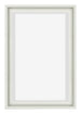 Lyon MDF Marco Flotante 2 3 Blanco Mate Delantera | Yourdecoration.es