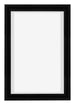 Lyon MDF Marco Flotante 2 3 Negro Mate Delantera | Yourdecoration.es