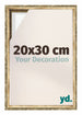 Lyon MDF Marco Flotante 20x30cm Dorado Antiguo Delantera Tamano | Yourdecoration.es