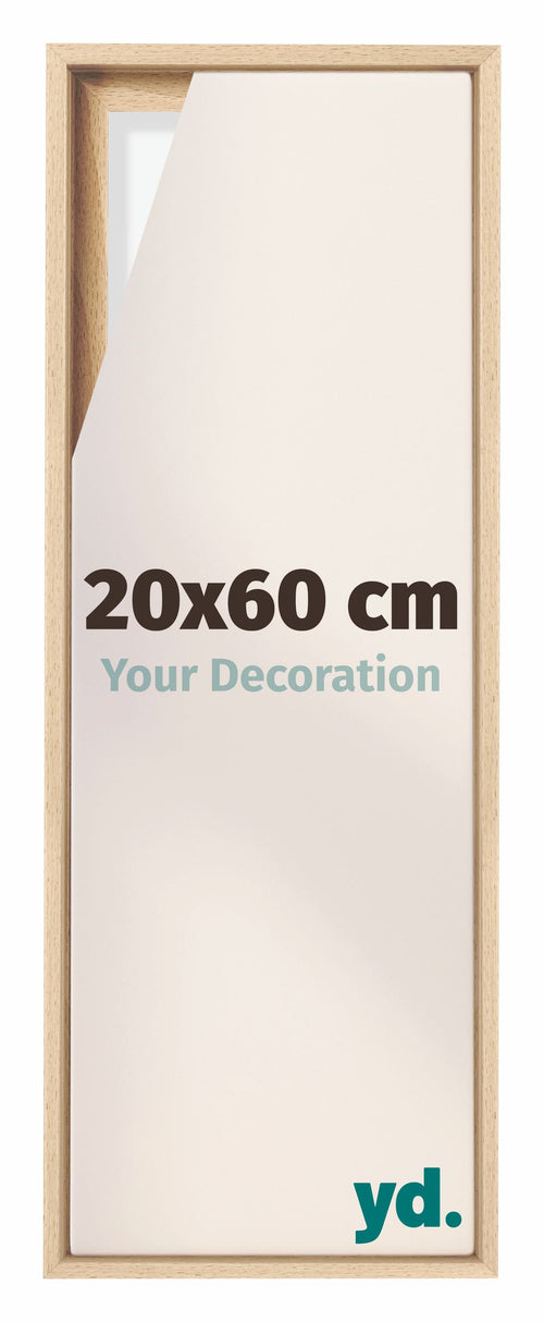 Lyon MDF Marco Flotante 20x60cm Haya Delantera Tamano | Yourdecoration.es