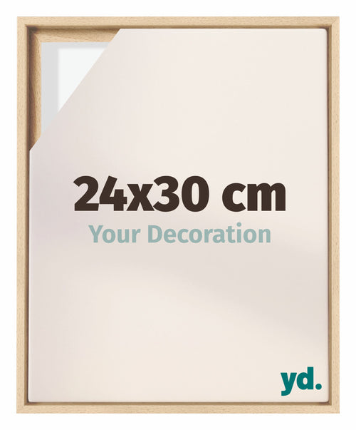 Lyon MDF Marco Flotante 24x30cm Haya Delantera Tamano | Yourdecoration.es
