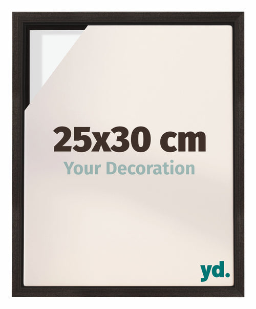 Lyon MDF Marco Flotante 25x30cm Roble Oscuro Delantera Tamano | Yourdecoration.es