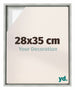 Lyon MDF Marco Flotante 28x35cm Plateado Mate Delantera Tamano | Yourdecoration.es