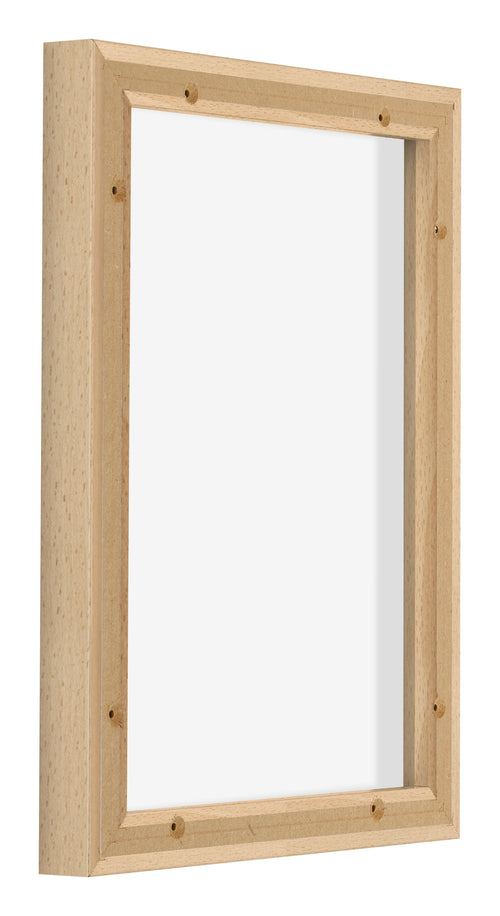 Lyon MDF Marco Flotante 3 4 Haya Trasera Oblicuo | Yourdecoration.es