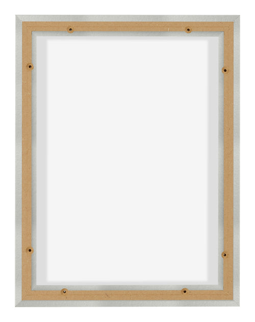 Lyon MDF Marco Flotante 3 4 Plateado Mate Trasera | Yourdecoration.es