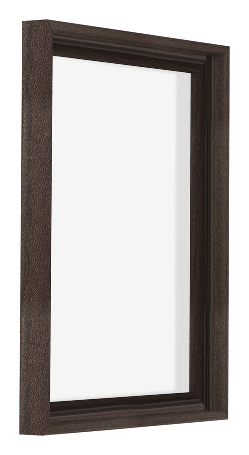 Lyon MDF Marco Flotante 3 4 Roble Oscuro Delantera Oblicuo | Yourdecoration.es