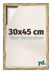 Lyon MDF Marco Flotante 30x45cm Dorado Antiguo Delantera Tamano | Yourdecoration.es