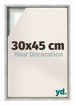 Lyon MDF Marco Flotante 30x45cm Plateado Mate Delantera Tamano | Yourdecoration.es