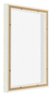 Lyon MDF Marco Flotante 4 5 Blanco Lavado Trasera Oblicuo | Yourdecoration.es