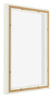 Lyon MDF Marco Flotante 4 5 Blanco Mate Trasera Oblicuo | Yourdecoration.es