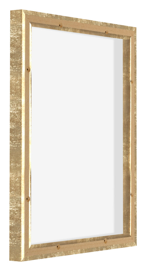 Lyon MDF Marco Flotante 4 5 Dorado Antiguo Trasera Oblicuo | Yourdecoration.es