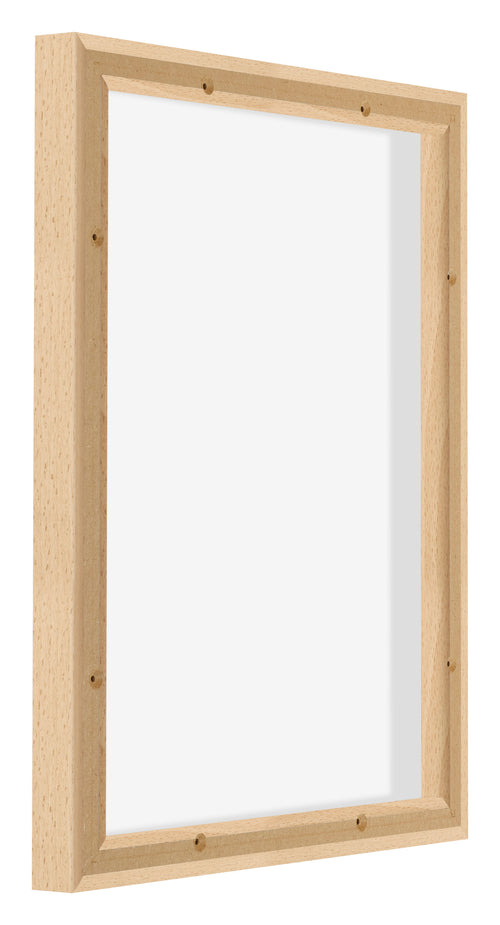 Lyon MDF Marco Flotante 4 5 Haya Trasera Oblicuo | Yourdecoration.es