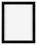 Lyon MDF Marco Flotante 4 5 Negro Mate Delantera | Yourdecoration.es