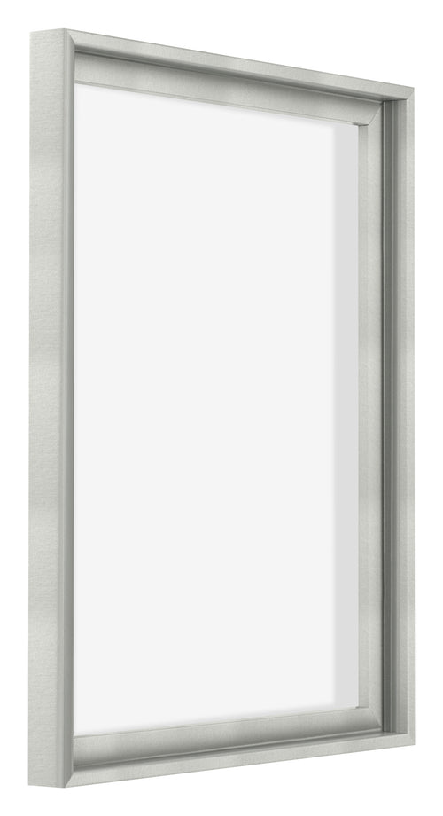 Lyon MDF Marco Flotante 4 5 Plateado Mate Delantera Oblicuo | Yourdecoration.es