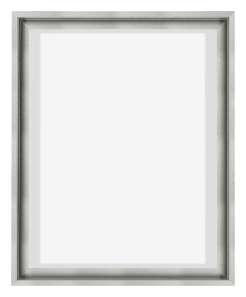 Lyon MDF Marco Flotante 4 5 Plateado Mate Delantera | Yourdecoration.es