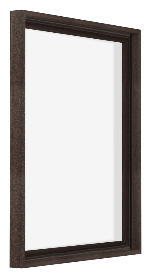 Lyon MDF Marco Flotante 4 5 Roble Oscuro Delantera Oblicuo | Yourdecoration.es