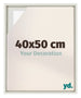 Lyon MDF Marco Flotante 40x50cm Blanco Lavado Delantera Tamano | Yourdecoration.es