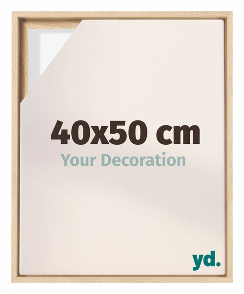 Lyon MDF Marco Flotante 40x50cm Haya Delantera Tamano | Yourdecoration.es