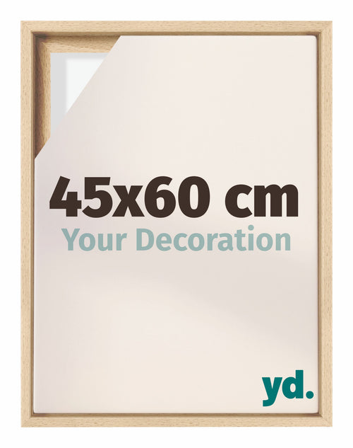 Lyon MDF Marco Flotante 45x60cm Haya Delantera Tamano | Yourdecoration.es